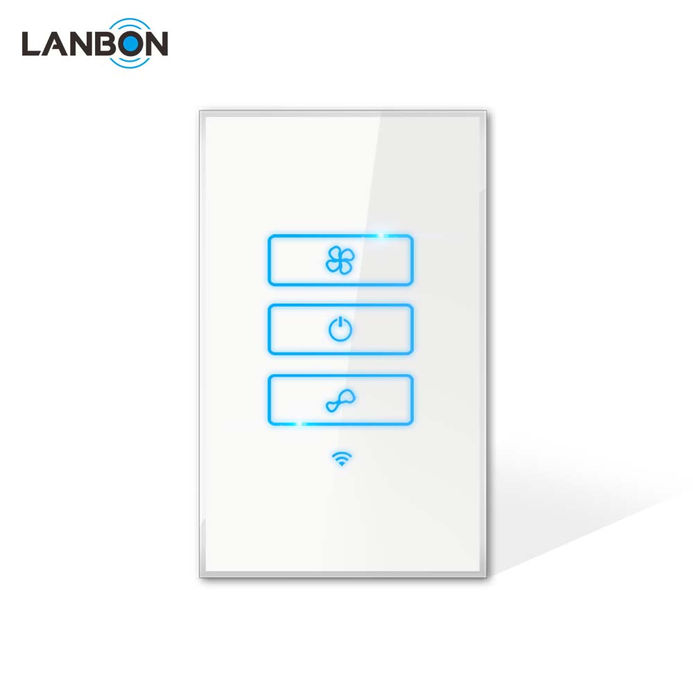 L6 WIFI Relay Fan Switch(Rectangular)